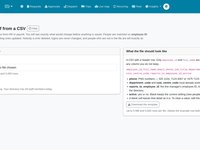 A CSV import page explaining the file format, with a check step before anything is saved.