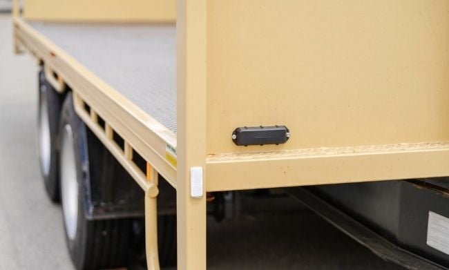 Digital Matter Barra GPS — installed on trailer