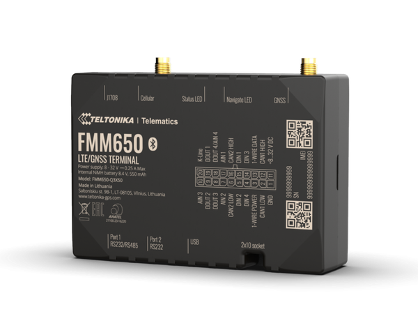 Teltonika FMM650 — product side view